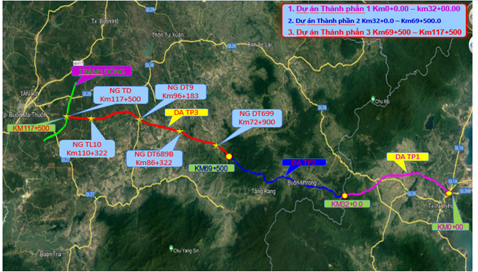 Thông tin, những điều cần biết Dự án đầu tư xây dựng đường bộ cao tốc Khánh Hòa - Buôn Ma Thuột
