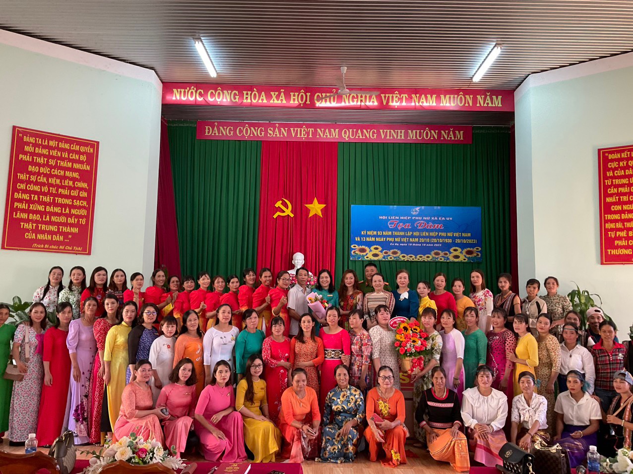 Xã Ea Uy, tổ chức Tọa đàm nhân kỷ niệm 93 năm ngày thành lập Hội LHPN Việt Nam
